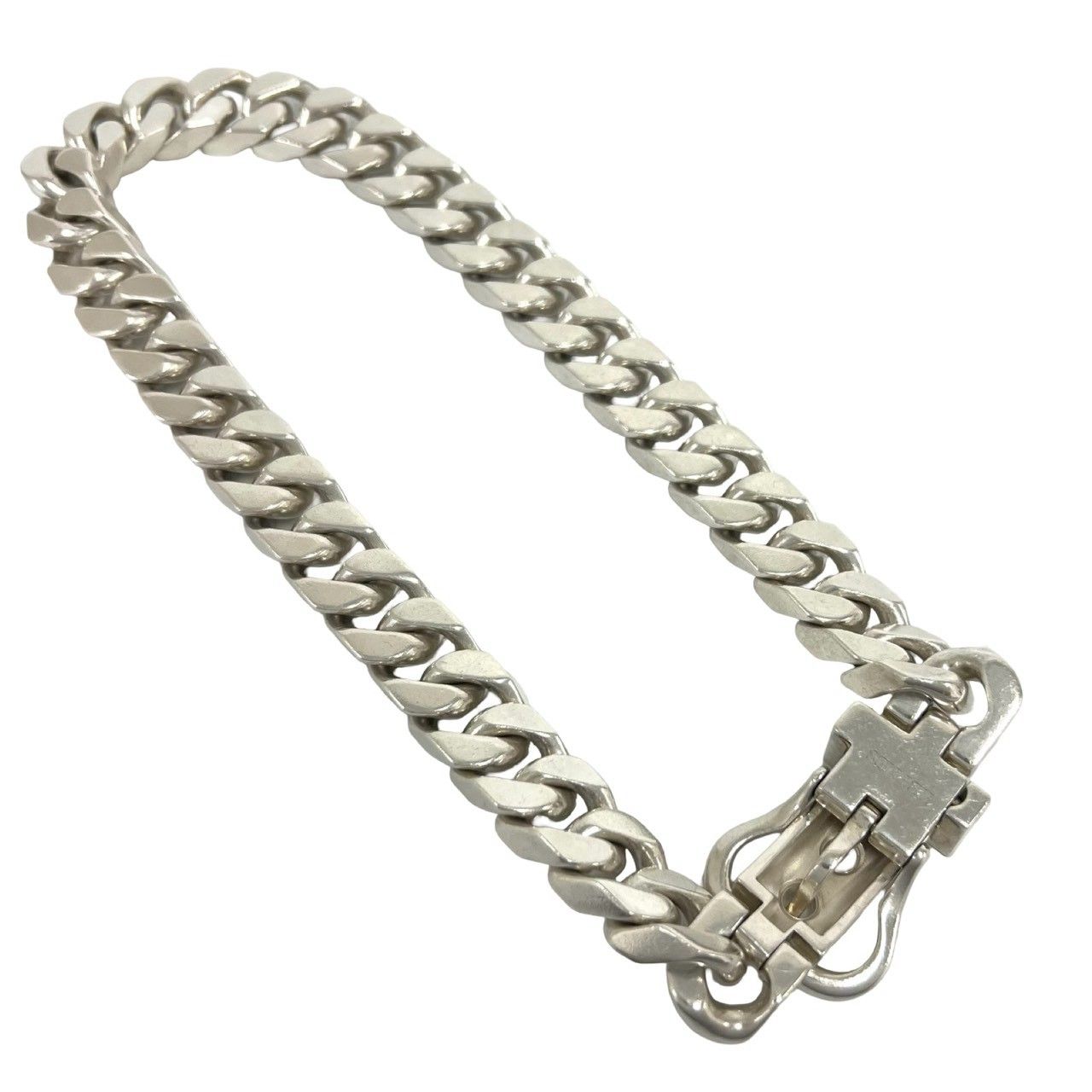 Hermes Boucles Sellier GM Necklace 925 Sterling Silver — view 6