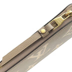 Louis Vuitton Wallet Zippy Monogram Empreinte Tourterelle Cream Gold Zip Around — view 6