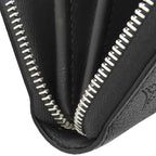 Louis Vuitton Wallet Zippy Monogram Mahina Noir Silver Black Zip Around — view 7