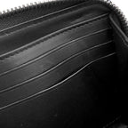 Louis Vuitton Wallet Zippy Monogram Mahina Noir Silver Black Zip Around — view 8