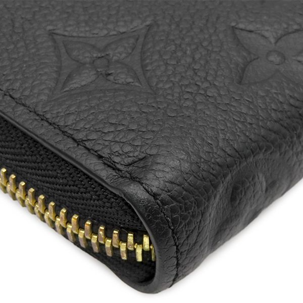 Louis Vuitton Wallet Portefeuille Clemence Monogram Empreinte Noir Gold Black — view 4