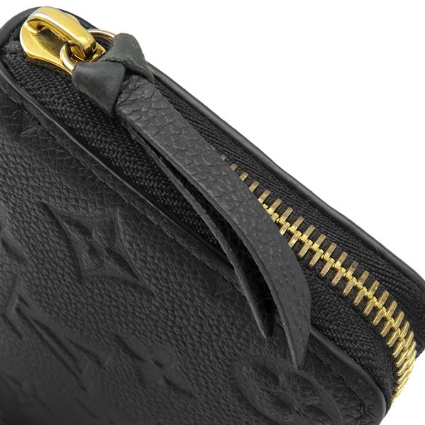 Louis Vuitton Wallet Portefeuille Clemence Monogram Empreinte Noir Gold Black — view 5
