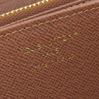 Louis Vuitton Wallet Zippy Monogram Canvas Gold Brown Zip Around — view 8