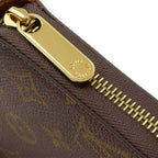 Louis Vuitton Wallet Zippy Monogram Canvas Gold Brown Zip Around — view 5