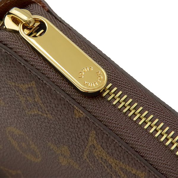 Louis Vuitton Wallet Zippy Monogram Canvas Gold Brown Zip Around — view 5