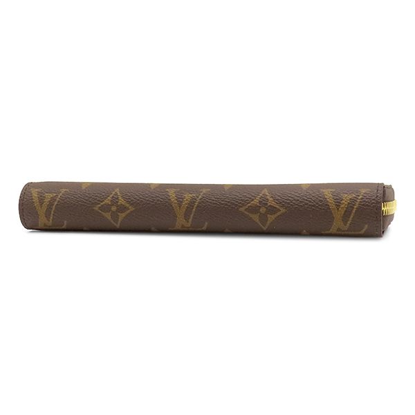 Louis Vuitton Wallet Zippy Monogram Canvas Gold Brown Zip Around — view 3