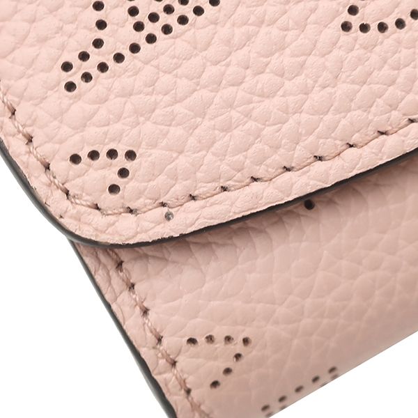 Louis Vuitton Bifold Wallet Portefeuille Iris Compact Monogram Mahina Magnolia — view 6