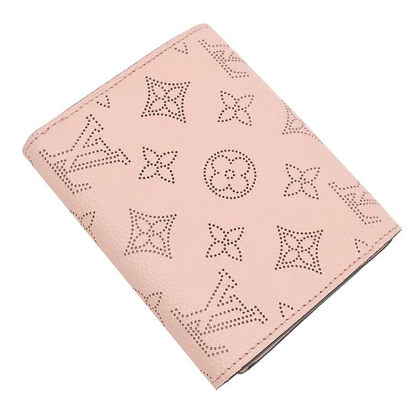 Louis Vuitton Bifold Wallet Portefeuille Iris Compact Monogram Mahina Magnolia — view 2