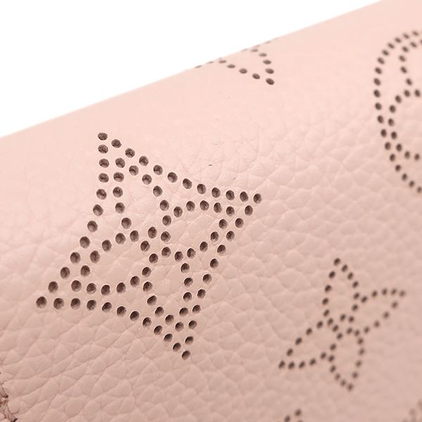 Louis Vuitton Bifold Wallet Portefeuille Iris Compact Monogram Mahina Magnolia — view 7