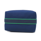 Hermes Pouch Brid-a-brac GM Cotton Marine Silver Blue Navy Green Vanity H Logo — view 3