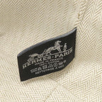 Hermes Pouch Brid-a-brac GM Cotton Marine Silver Blue Navy Green Vanity H Logo — view 8