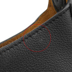 Louis Vuitton Shoulder Bag Lowkey Grain Calf Leather Black Gold Padlock Motif — view 5