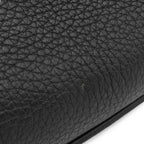 Louis Vuitton Shoulder Bag Lowkey Grain Calf Leather Black Gold Padlock Motif — view 7