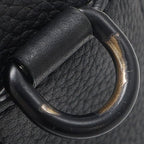 Louis Vuitton Shoulder Bag Alpha Wearable Wallet Leather Grain Calf Noir Black — view 7