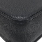 Louis Vuitton Shoulder Bag Alpha Wearable Wallet Leather Grain Calf Noir Black — view 4