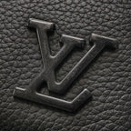 Louis Vuitton Shoulder Bag Alpha Wearable Wallet Leather Grain Calf Noir Black — view 5