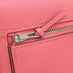 Hermes Wallet Dogon Long Evercolor Rose Azalea Silver Bifold — view 6