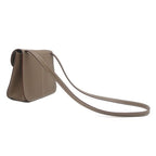 Hermes 2-Way Bag Halzan 25 Taurillon Clemence Etoupe Silver Handbag — view 2