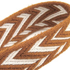 Hermes Shoulder Strap Bandouliere Sangles Zigzag Swift Toile Gold White Silver — view 3