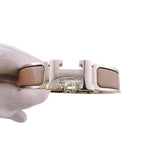 Hermes Clic H Bangle Silver Bracelet — view 2