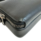 Dior CD Logo Shoulder Bag CD Leather Black — view 3