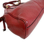 Gucci Liber Top Handle Medium Bag Leather Red Handbag
