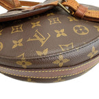 Louis Vuitton Chantilly GM Monogram Shoulder Bag Crossbody Brown — view 3