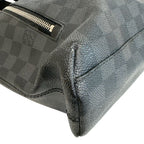 Louis Vuitton Mick MM Damier Leather Shoulder Bag Black — view 3