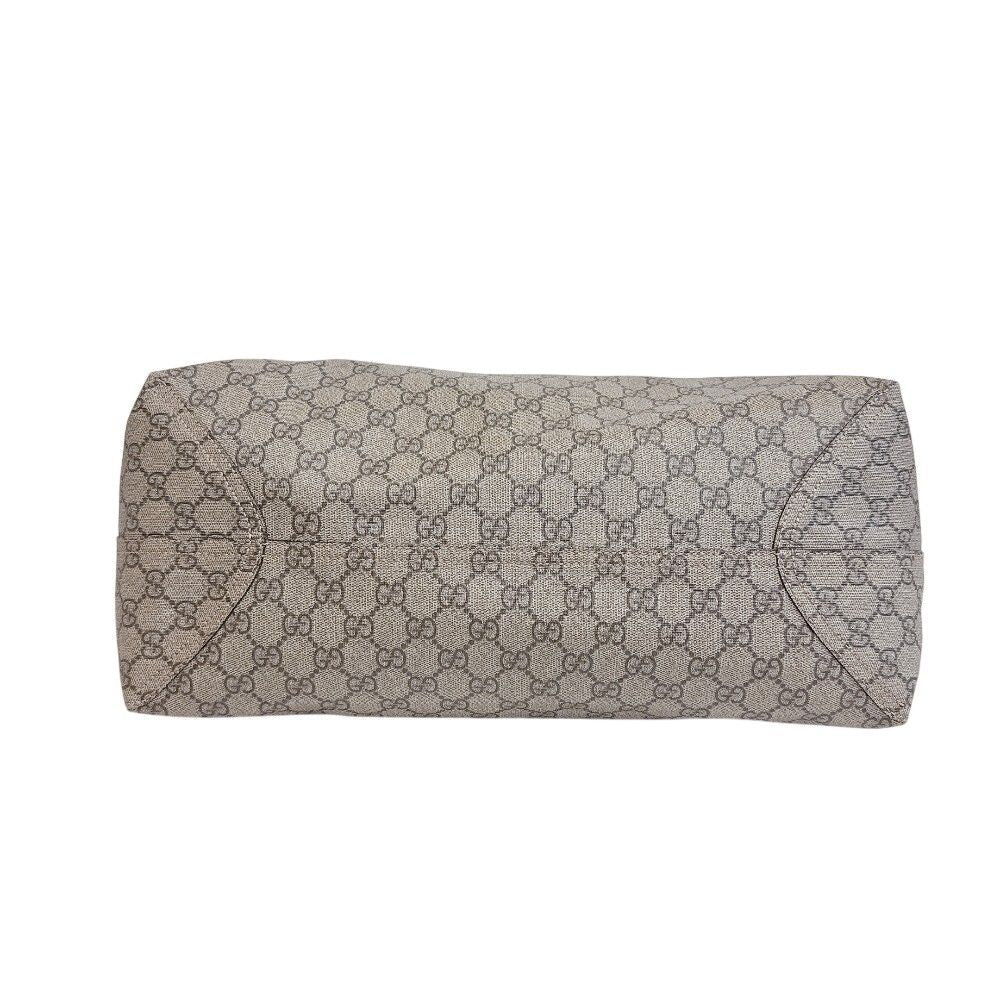 Gucci GG Supreme Tote Leather Brown — view 5