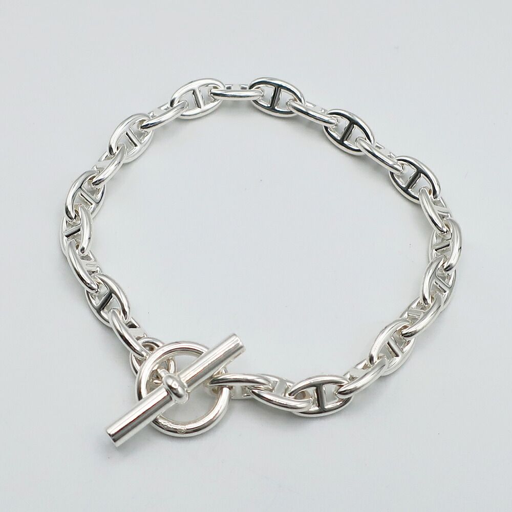 Hermes Chaine D'ancre TPM Bracelet Silver Chain — view 2