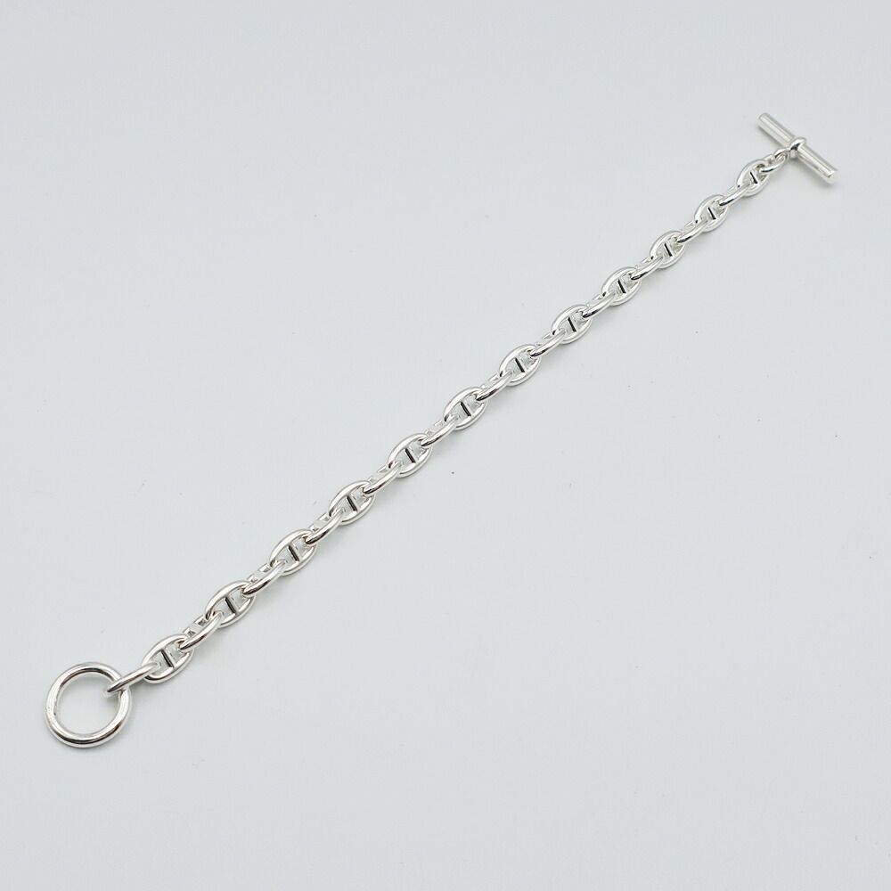 Hermes Chaine D'ancre TPM Bracelet Silver Chain — view 3