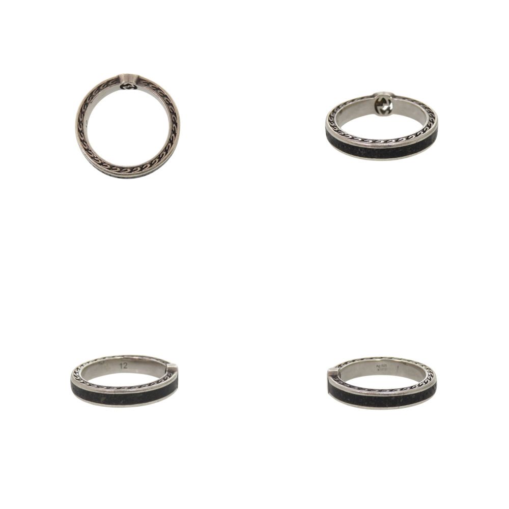 Gucci Interlocking G 925 Sterling Silver Ring — view 3