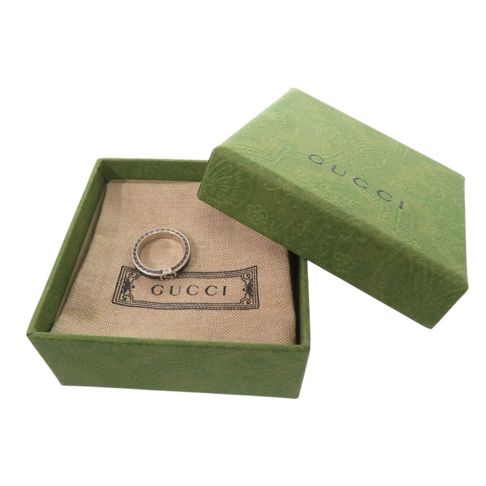 Gucci Interlocking G 925 Sterling Silver Ring — view 2