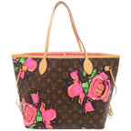Louis Vuitton Neverfull MM Monogram Rose Tote