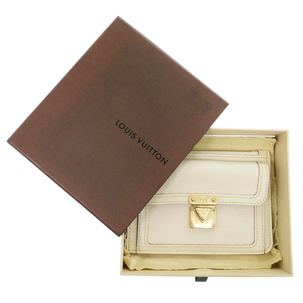 Louis Vuitton Unseparables Suhali Leather White Coin Purse — view 2