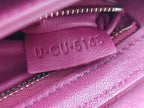 Celine Shoulder Bag Small C Pink Leather Quilted Chain Gold — view 7