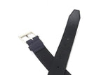 Louis Vuitton Belt Taiga LV City Pin Navy Leather Silver — view 3
