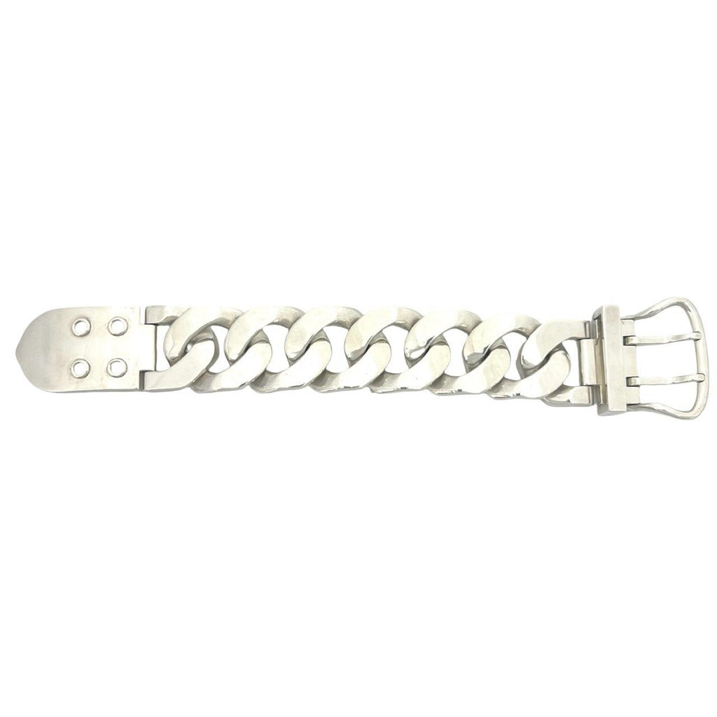 Hermes Boucles Sellier TGM Bracelet 925 Sterling Silver — view 5