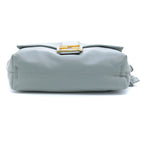 Fendi Mamma Baguette Medium Leather Matcha Green Shoulder Bag