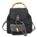 Gucci Backpack Bamboo Black