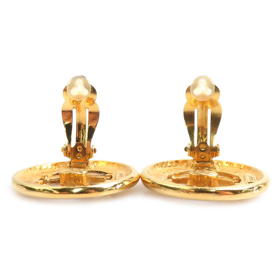 Chanel Earrings CC Logo — view 6