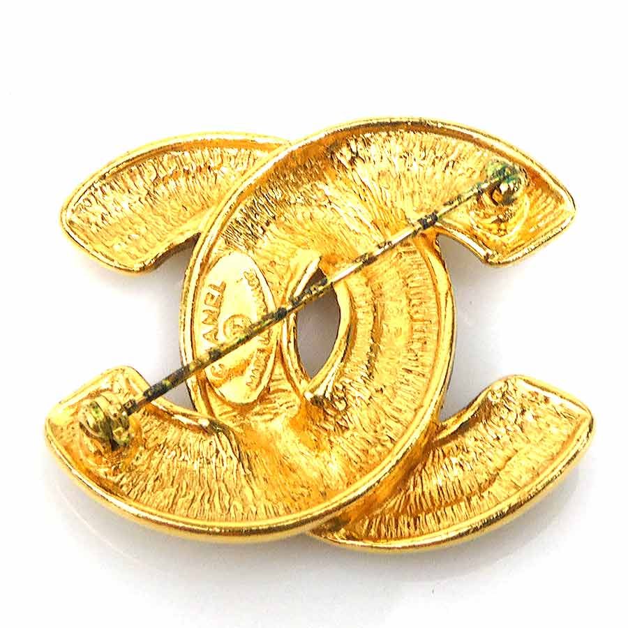 Chanel Brooch CC Logo — view 6