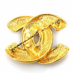 Chanel Brooch CC Logo — view 6