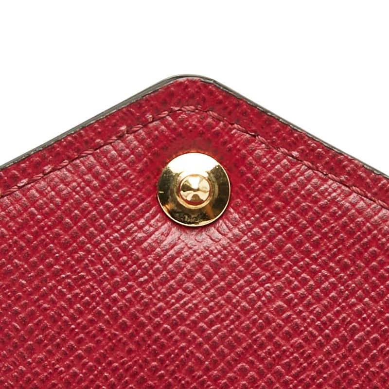 Louis Vuitton Monogram Portefeuille Zoe Trifold Wallet Compact Brown Fuchsia — view 6
