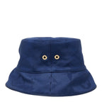 Louis Vuitton Monogram Flower Tile Daily Glam Bucket Hat Navy Blue White — view 3