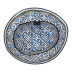 Louis Vuitton Monogram Flower Tile Daily Glam Bucket Hat Navy Blue White — view 4