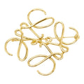Loewe Anagram Brooch Gold Plated