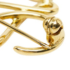 Loewe Anagram Brooch Gold Plated — view 3
