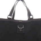 Gucci Abbey GG Canvas Tote Handbag Black — view 3