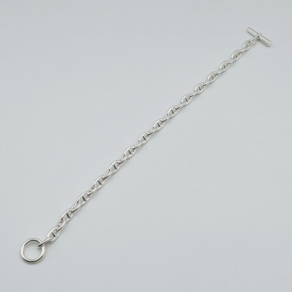Hermes Chaine D'ancre TPM Bracelet Silver Chain — view 3